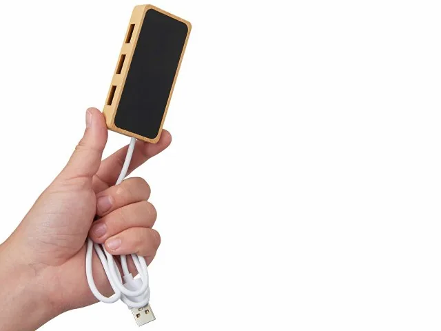 USB хаб с подсветкой лого «Reedia S5», 3*USB, 1*Type C фото 8