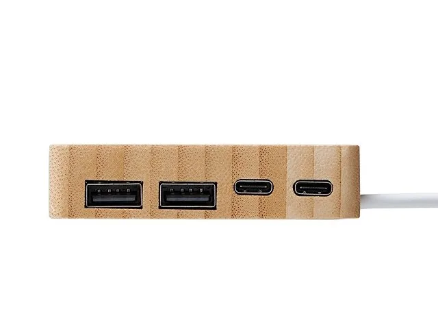 USB-хаб «Memo», 2*USB, 2*Type C фото 8