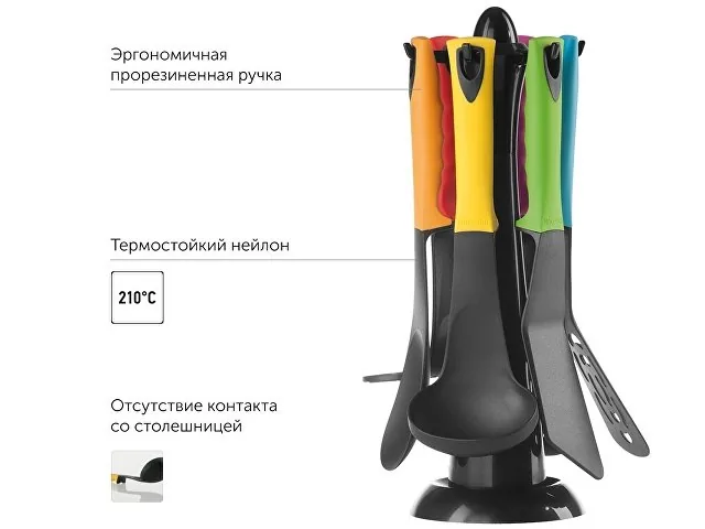 Набор кухонных инструментов «FLAVA», 7 предметов фото 12
