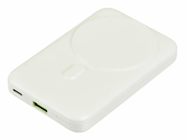Магнитный внешний беспроводной аккумулятор «GenerIQ»,QC/PD, 10000 мАч фото 3