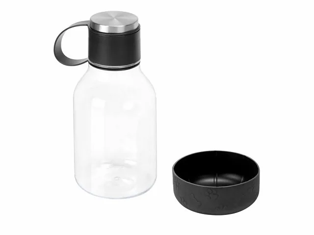 Бутылка для воды 2-в-1 «Dog Bowl Bottle» со съемной миской для питомцев, 1500 мл фото 3