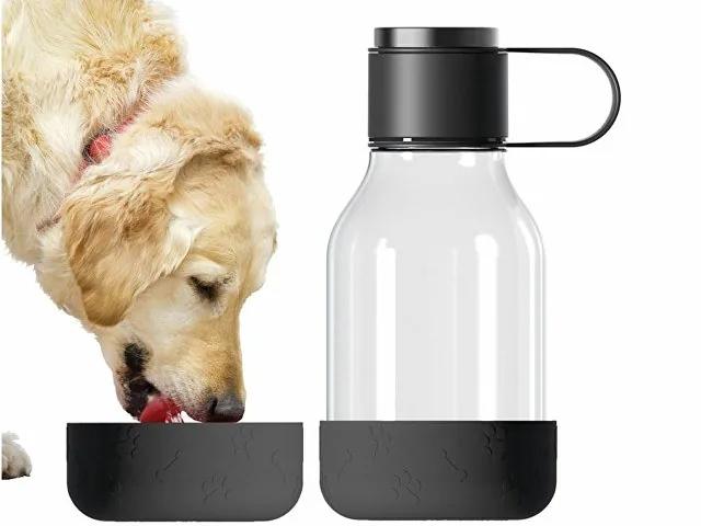Бутылка для воды 2-в-1 «Dog Bowl Bottle» со съемной миской для питомцев, 1500 мл фото 5