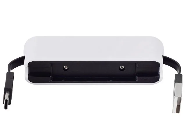 USB-хаб «Hubix» с коннектором 2-в-1 USB-C и USB-A, 2.0 фото 4