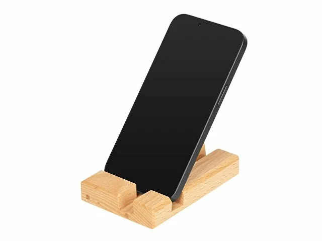Подставка для смартфона и планшета из массива бука «Prop» фото 2