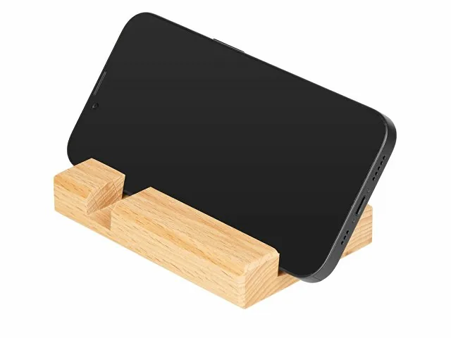Подставка для смартфона и планшета из массива бука «Prop» фото 4