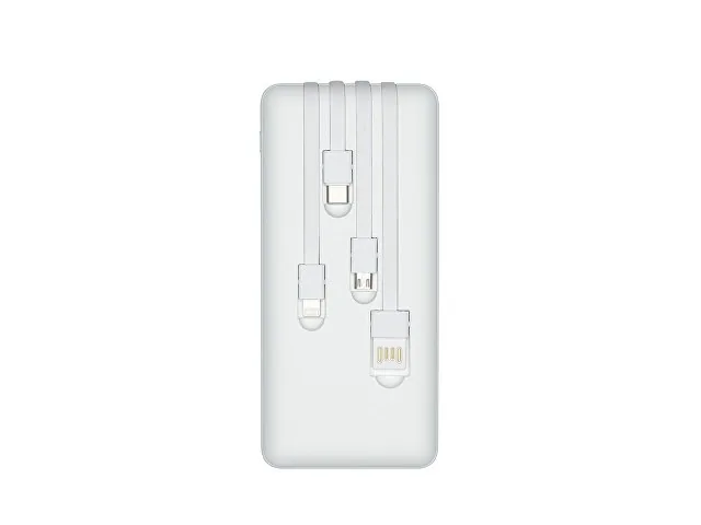 Внешний аккумулятор с дисплеем и встроенными кабелями VA2220, 20000 mAh фото 3