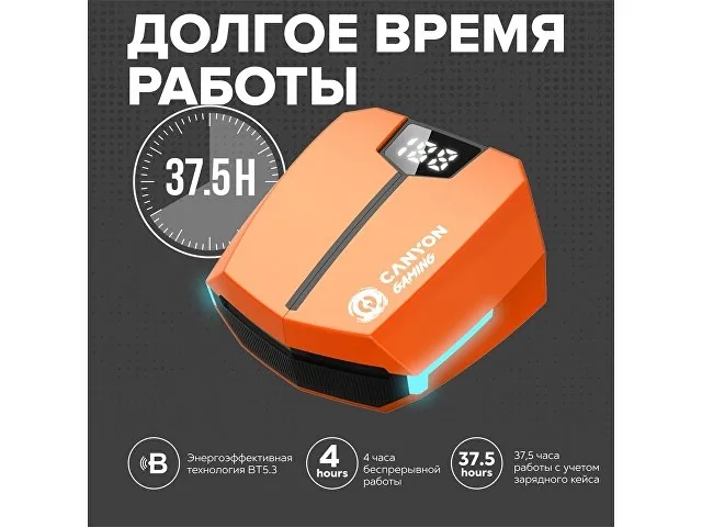 Наушники беспроводные игровые «GTWS-2» фото 7