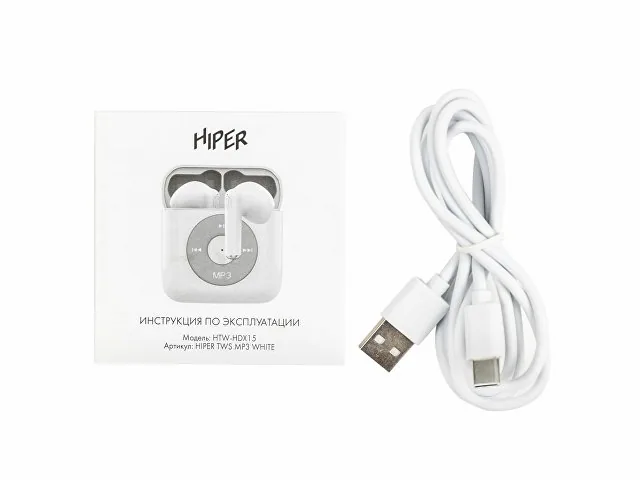 Беспроводные наушники TWS с плеером 32 ГБ «HTW-HDX15» фото 8