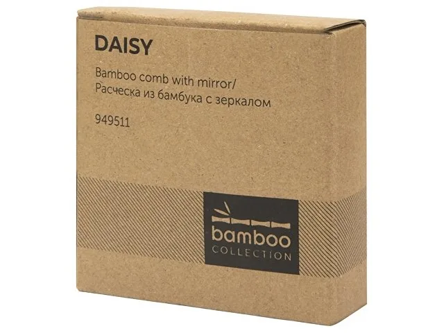 Расческа с зеркалом «Daisy» из бамбука фото 8
