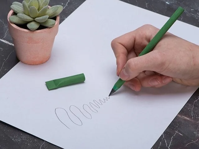 Вечный карандаш из переработанной бумаги «Recycled pencil» фото 4