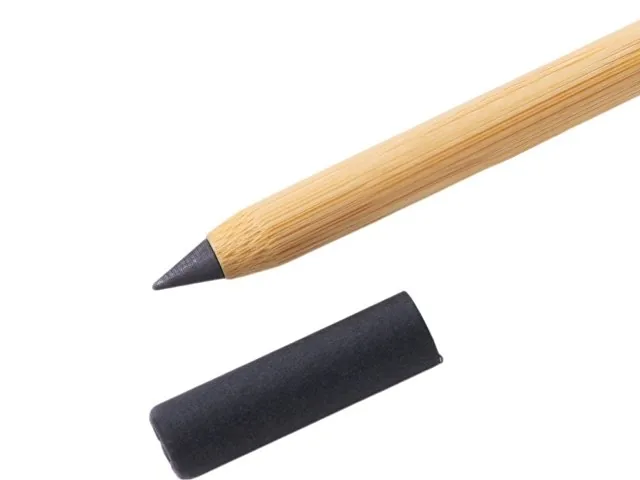 Вечный карандаш и ручка из бамбука «Black bamboo» фото 4