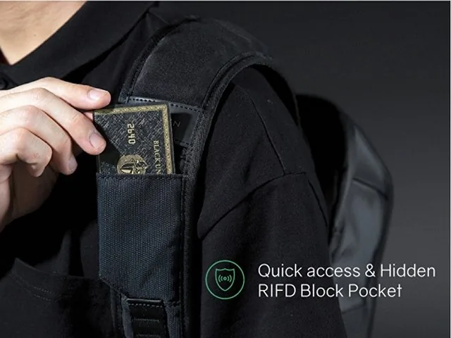 Водостойкий антикражный рюкзак FlipPack для ноутбука 15.6" фото 10