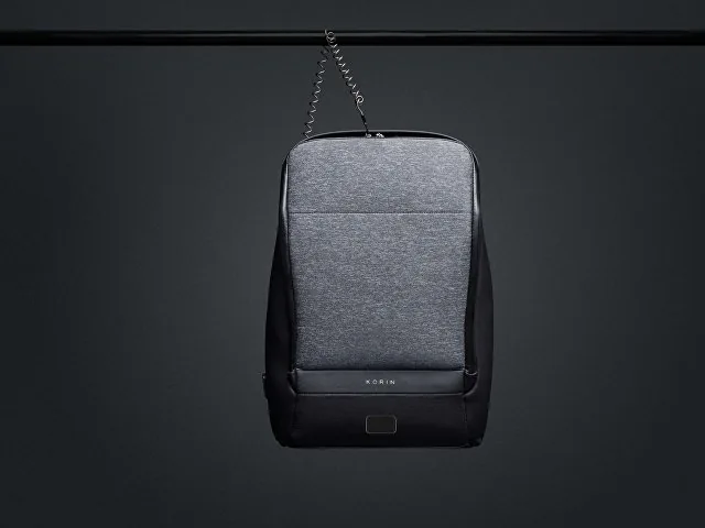Водостойкий антикражный рюкзак FlexPackPro для ноутбука 15.6" фото 6
