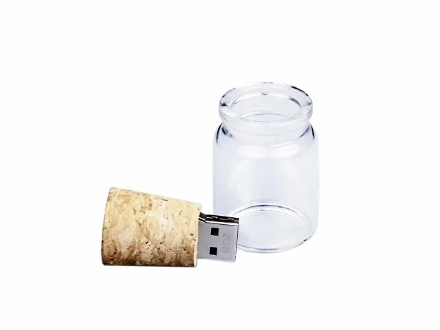 USB 2.0-флешка на 4 Гб в виде пробки в бутылочке фото 2