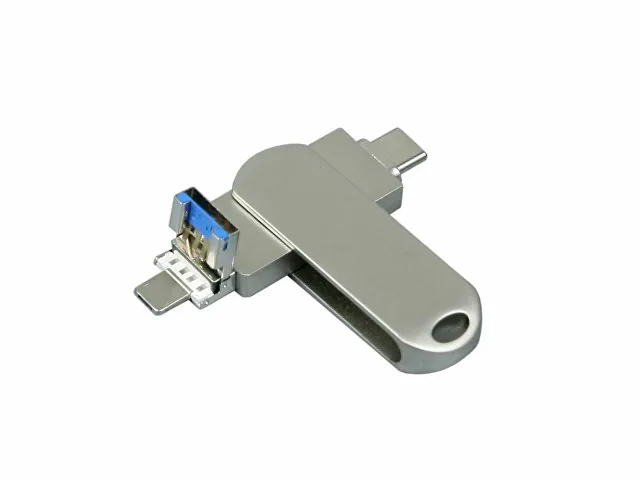 USB 3.0-флешка на 128 Гб для айфона 3 в 1 фото 2