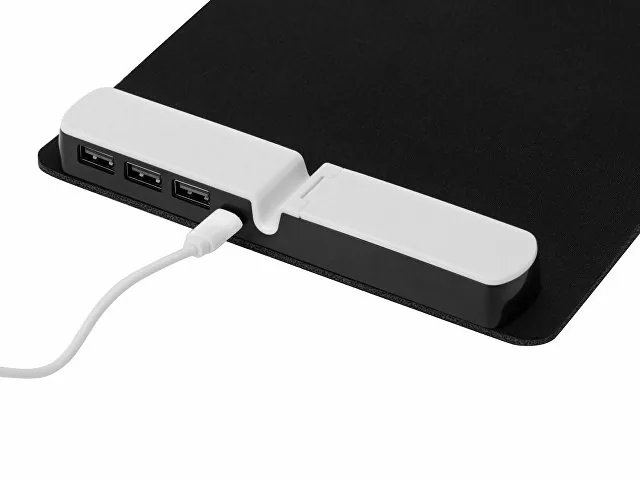 Коврик для мыши со встроенным USB-хабом «Plug» фото 4