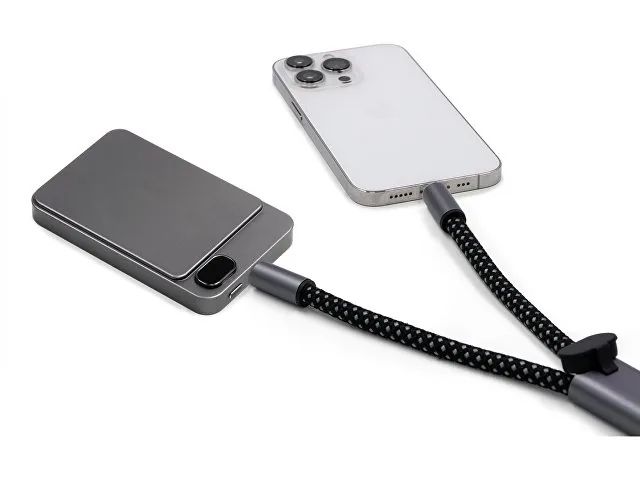 Ремешок-держатель для телефона с зарядным кабелем USB-C - USB-C «Lany Wristband Charge Eco» фото 3