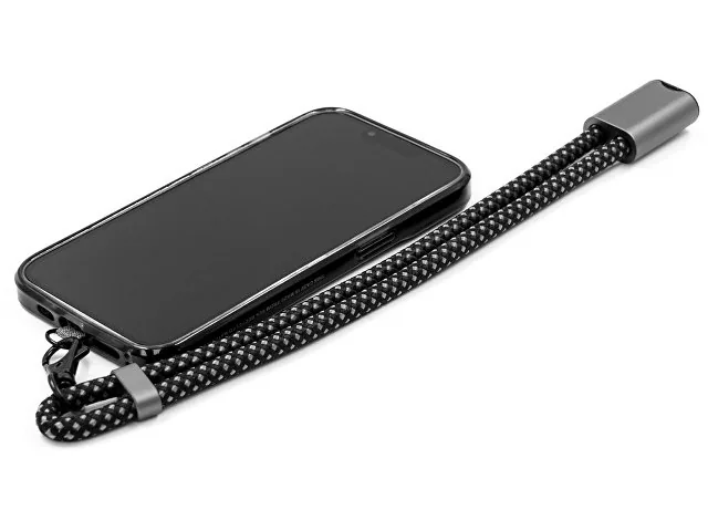 Ремешок-держатель для телефона с зарядным кабелем USB-C - USB-C «Lany Wristband Charge Eco» фото 9