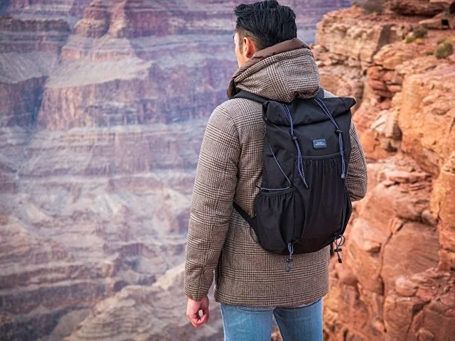 Складывающийся рюкзак-мессенджер «Venturer Eco» для ноутбука 16" фото 11