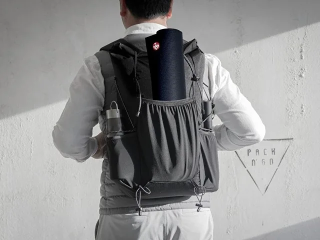 Складывающийся рюкзак-мессенджер «Venturer Eco» для ноутбука 16" фото 12