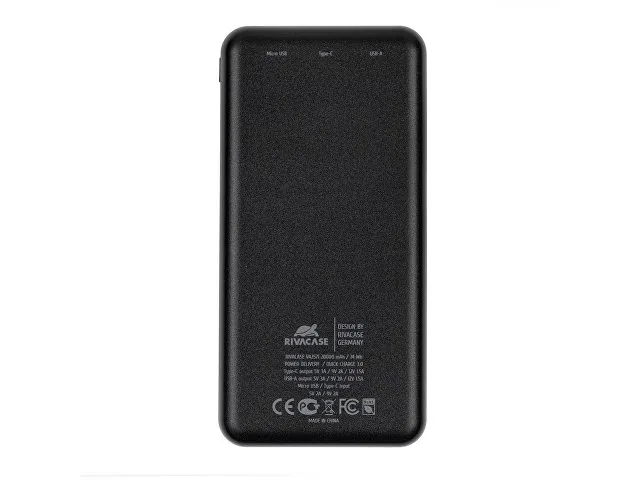 Внешний аккумулятор с быстрой зарядкой VA2571, 20000 mAh фото 3