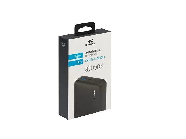 Внешний аккумулятор с быстрой зарядкой VA2571, 20000 mAh фото 15