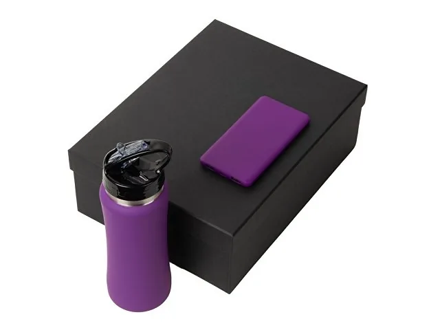 Подарочный набор «COLOR IT» с бутылкой для воды и повербанком, 5000 mAh фото 2