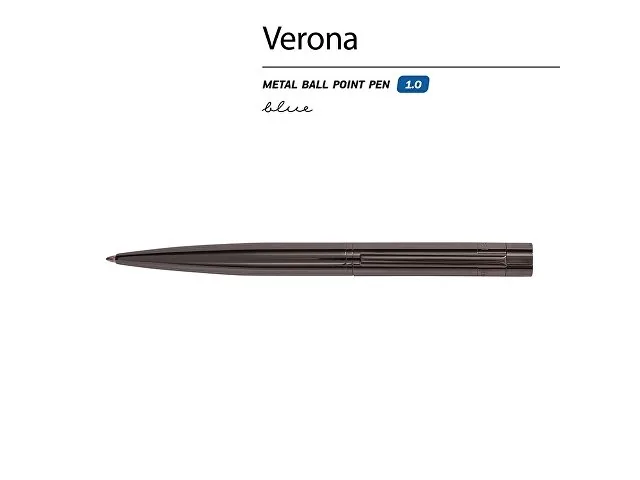 Ручка металлическая шариковая «Verona» фото 2