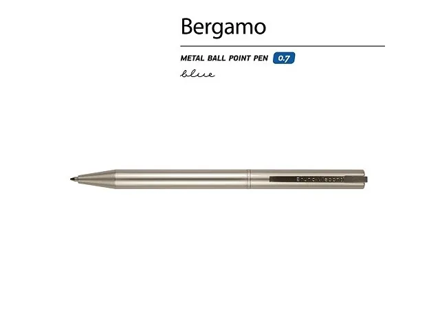 Ручка металлическая шариковая «Bergamo» фото 2