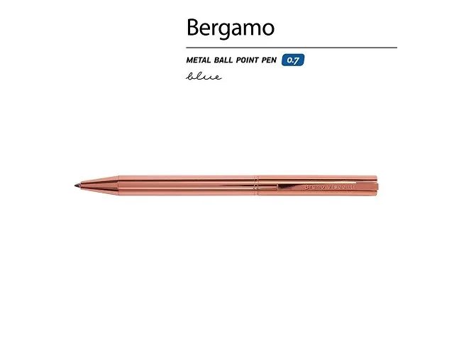 Ручка металлическая шариковая «Bergamo» фото 2