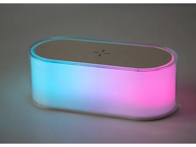 Ночник с беспроводной зарядкой и RGB подсветкой «Miracle», 15 Вт фото 10