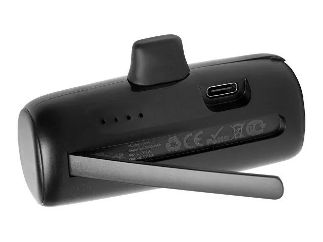 Внешний аккумулятор с разъёмом Type-C «Inject», 4000 mAh фото 6