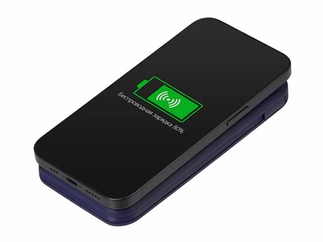 Внешний беспроводной аккумулятор с подсветкой лого «Astro», soft-touch, 10000 mAh фото 3