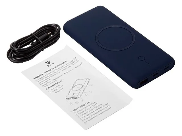 Внешний беспроводной аккумулятор c QC/PD «Reload», 10000 mAh фото 6