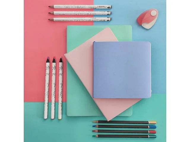 Скетчбук А5 «Sketch & Art» 100 г/м2, soft-touch фото 6