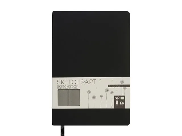 Скетчбук А5 «Sketch & Art» 100 г/м2, soft-touch фото 2