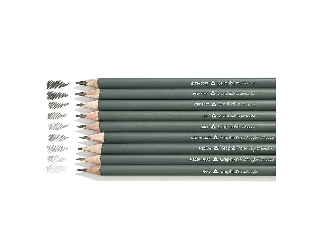 Набор из 12 чернографитовых карандашей «Sketch & Art» 2Н - 9В фото 6