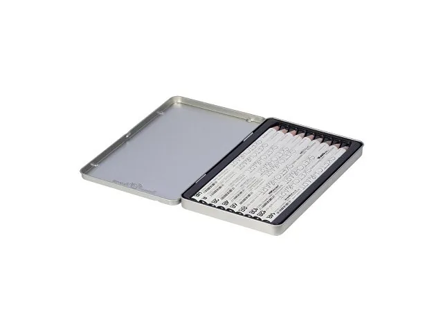Набор из 9 утолщенных чернографитовых карандашей «Sketch & Art» HB - 14B фото 2