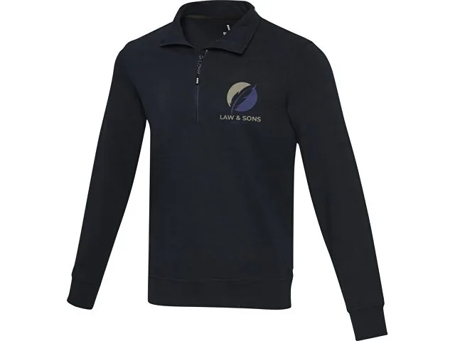 Свитер с молнией «Tin» из органического хлопка, унисекс фото 4