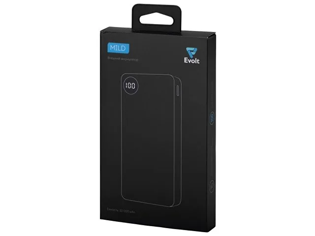 Внешний аккумулятор «Mild», металлик soft-touch, 10 000 mAh фото 10