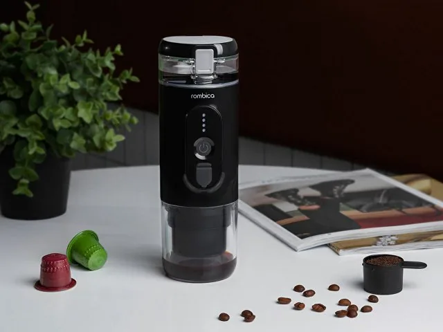 Портативная кофемашина с подогревом «Barista 2» с логотипом Rombica фото 8