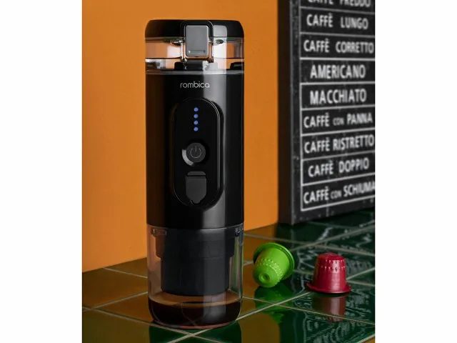 Портативная кофемашина с подогревом «Barista 2» с логотипом Rombica фото 9