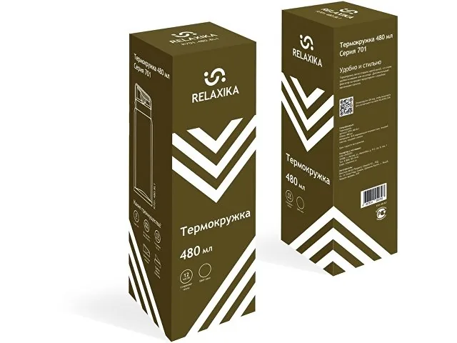Термос Relaxika «701», 480 мл фото 19