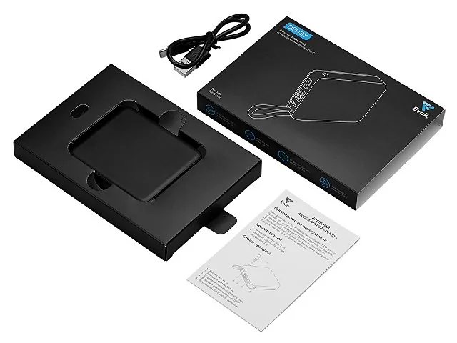 Внешний аккумулятор со встроенным кабелем USB-C «Дэнси», 5000 мАч фото 6