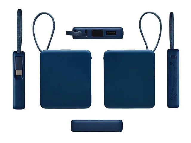 Внешний аккумулятор со встроенным кабелем USB-C «Дэнси», 5000 мАч фото 4