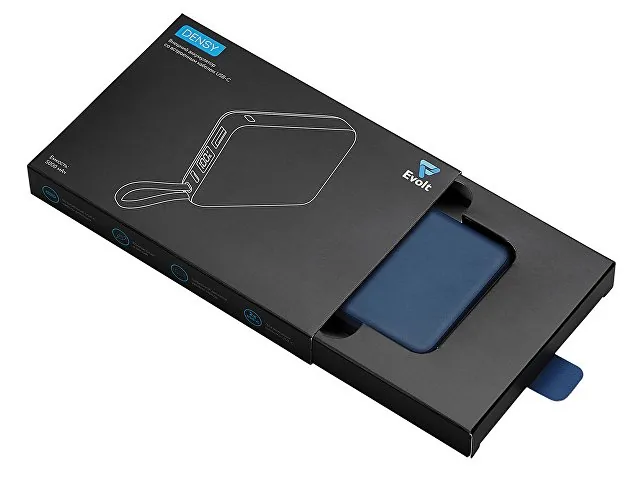 Внешний аккумулятор со встроенным кабелем USB-C «Дэнси», 5000 мАч фото 5
