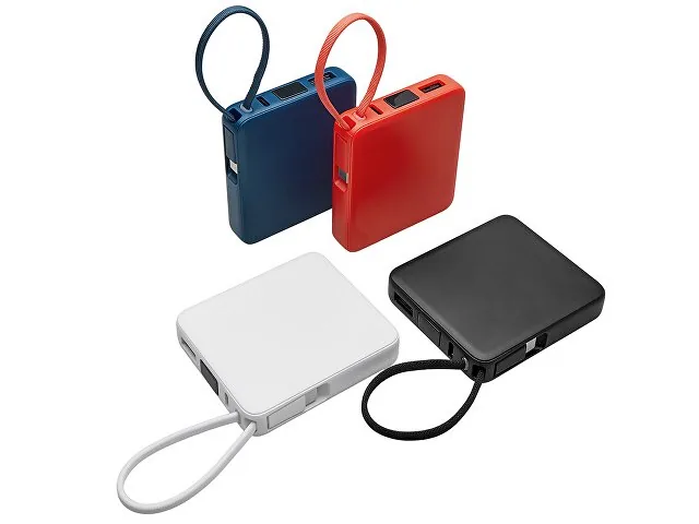 Внешний аккумулятор со встроенным кабелем USB-C «Дэнси», 5000 мАч фото 7