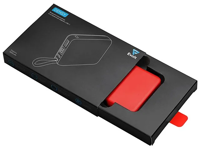 Внешний аккумулятор со встроенным кабелем USB-C «Дэнси», 5000 мАч фото 5