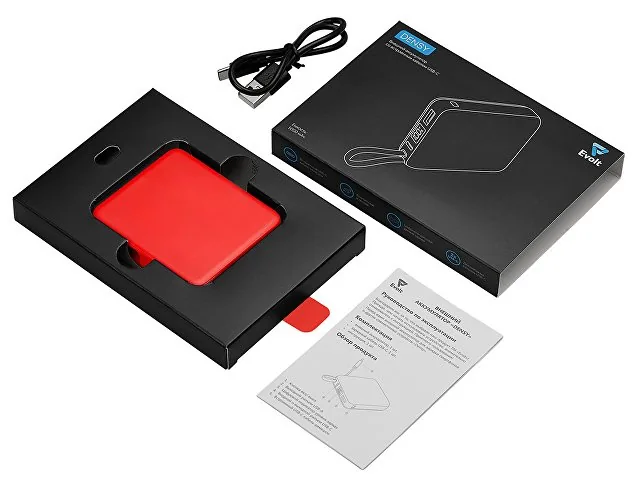 Внешний аккумулятор со встроенным кабелем USB-C «Дэнси», 5000 мАч фото 6