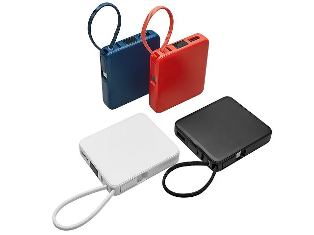 Внешний аккумулятор со встроенным кабелем USB-C «Дэнси», 5000 мАч фото 7